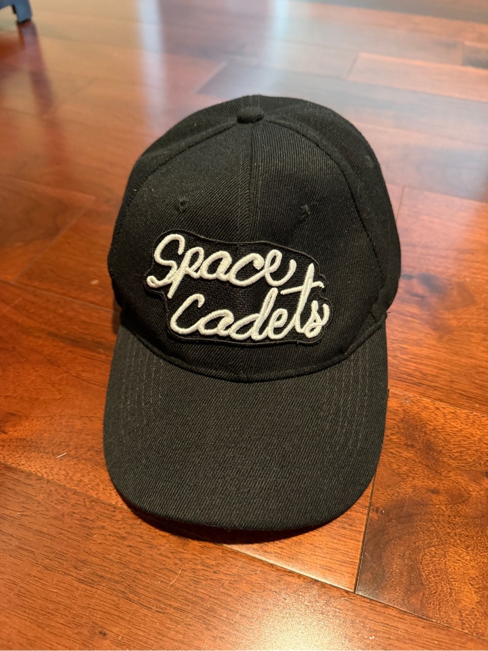 Black Cap - Embroidered Script Logo